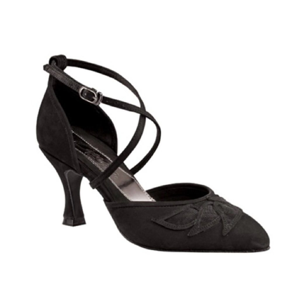 Capezio Autumn Black Suede Ballroom Shoes with 2” heel
